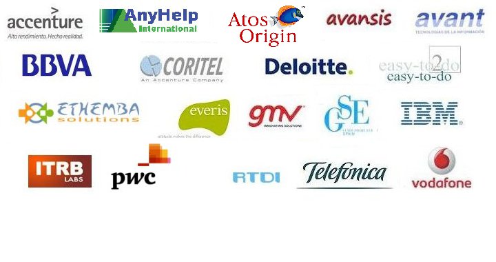 Empresas colaboradoras: Accenture, Avansis, Avant, Coritel, Deloitte, Everis, GMV, GSE, IBM, Vodafone